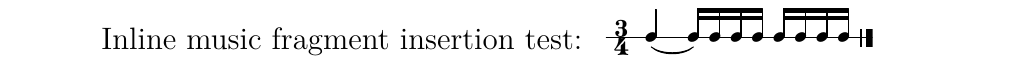 Inline insertion
