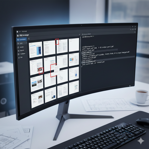 image from Two open source tools for editing PDF documents: GUI versus CLI.
