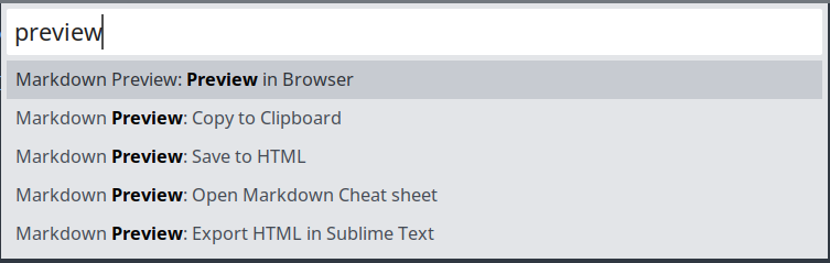 sublime preview